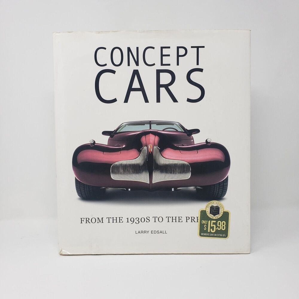 Vintage Concept Cars From The 1930s To The Present Larry Edsall Illustrated HC
